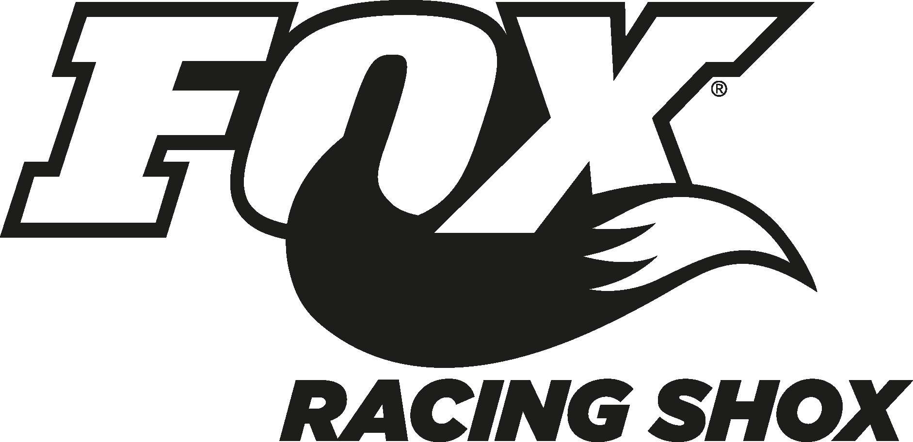 Fox Racing Shox Black Logo Vector Logo